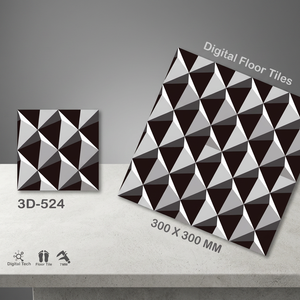 Marque Vistaar Carrelages de sol en céramique finition mate émaillée brillante de la dernière conception 3D Style rustique disponible en différentes tailles - Product Image 1