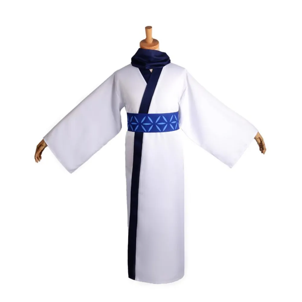 Jujutsu Kaisen Ryomen Sukuna Costume Cosplay Kimono Suit Halloween Party Set parrucca sintetica traspirante Cos Clothes