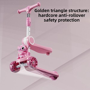 <span class=keywords><strong>Monopattino</strong></span> per Bambini in Plastica Economico all'Ingrosso, Pieghevole a 3 Ruote, <span class=keywords><strong>Monopattino</strong></span> Musicale per Bambini, Giocattolo per Uso Esterno - Product Image 3