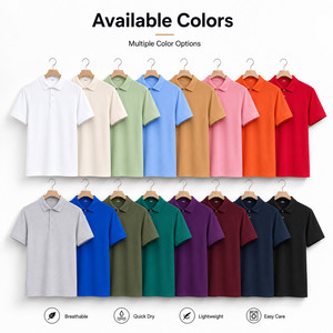 Polo Personalizado con Logotipo, 180G, Unisex, de Alto Rendimiento, 100% Poliéster, Secado Rápido, Transpirable, Uniforme para Equipo de Golf, Venta al Por Mayor, Tallas S-4XL, Color Bronceado - Product Image 3