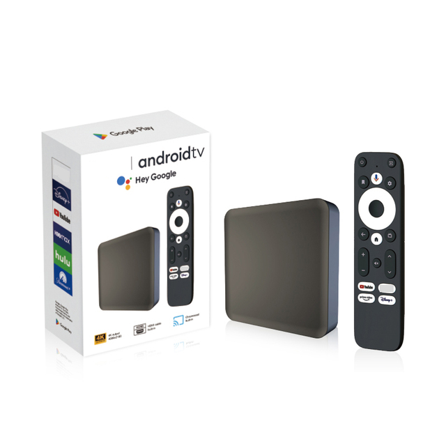 New GD2 Certified Quad Core 4K HD Video Media Player Tv Box Android 12 Voice Remote Smart Tv Set Top Box