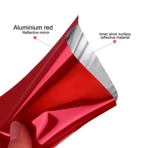 Busta piatta in PVC con stampa completa, a tenuta stagna, sigillata su tre lati, con intaglio per apertura e cerniera, per alimenti - Product Image 2