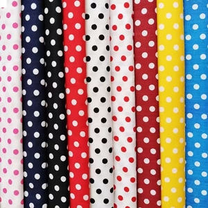 Bán Buôn 100% Cotton Poplin Vải Polka <span class=keywords><strong>Dot</strong></span> Trang Trí In Vải Cho Váy Khăn Túi Sofa Gối Phụ Kiện Cô Gái - Product Image 2