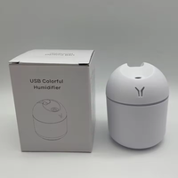 Mini humidificateur d'air ultrasonique 250 ml, lumière romantique, diffuseur USB, purificateur d'air pour voiture, générateur de brume aromatique, anion, avec lampe LED