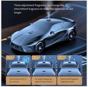 Difusor de Aroma para coche, pulverizador automático inteligente de Perfume, aleación de aluminio, alimentado por USB, modelo de decoración Interior de coche de lujo - Product Image 4