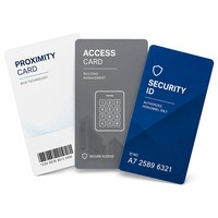Carte d'identité personnalisée 125KHz avec puce Tk4100, carte de proximité en PVC pour accès aux portes et contrôle des présences, approvisionnement en gros
