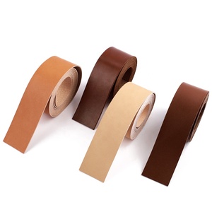 2 mètres de sangles en <span class=keywords><strong>cuir</strong></span> pour l'artisanat du <span class=keywords><strong>cuir</strong></span>, accessoires pour la fabrication de ceintures, poignées, artisanat, durables et robustes - Product Image 1