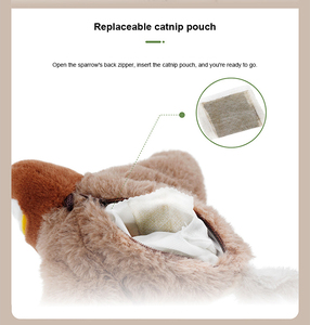 สแปร์โรว์แบบโต้ตอบชาร์จไฟได้ของเล่นสำหรับแมวของเล่นสำหรับแมวกระตุ้นด้วยไฟฟ้า - Product Image 6