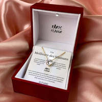Coffret Cadeau UIONEN de Marque Chinoise, Style Classique Simple, en Cuivre, Fournitures de Fête, Technique de Coulée, Cadeaux Nouveauté, Carte de Message Personnalisée