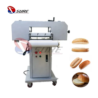 Trancheuse à pain industrielle, machine à trancher les pains à hamburger, trancheuse à pain grillé, trancheuse à pains à hamburger, trancheuse automatique à pain à jambon