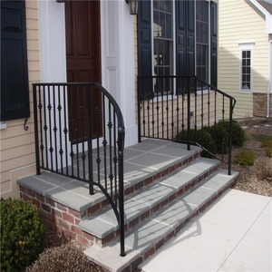 Barandilla de Hierro Forjado para Porche - Protección Clásica para Terraza <span class=keywords><strong>con</strong></span> Diseño Natural y Atractivo Atemporal - Product Image 6
