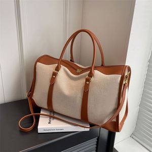 Bolsa de Viaje de Lona Unisex, Bolso de Mano Moderno, Deportivo, para Fitness, Viajes de Negocios, de Gran Capacidad - Product Image 6