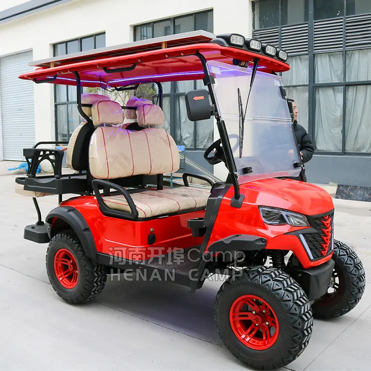 CAMP Custom Electric Street Legal Golf Buggy 2 4 6 Seater Off-Road Electric Lifted Golf Cart