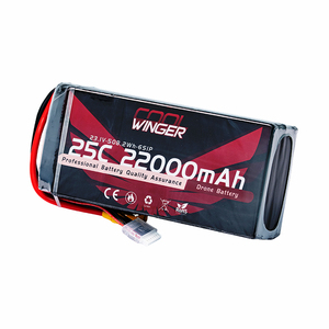 Batería de Iones de Litio JAHORN 22000mAh 25C 6S 23.1V 508.2Wh LCO LIVH en Bolsa para Dron FPV - Product Image 6