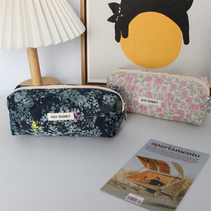 Estojo de Lápis DOMIKEE Fresh Simple com Laço em Relevo, Bolsa de Papelaria com Zíper, Grande Capacidade Interna para Estudantes - Product Image 2