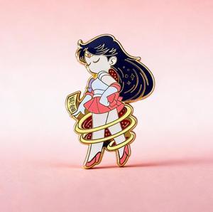 Broche Exquise Personnalisée et Plaqué Or, Motif Guerrière de Dessin Animé Magnifique, Pose Dansante, <span class=keywords><strong>Action</strong></span> Frozen, Badge Commémoratif - Product Image 6