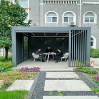 Espace extérieur à prix d'usine avec entraînement intelligent automatique Stores roulants électriques extérieurs à glissière pour une ombre sans effort