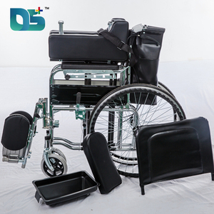 Seniors Personnalisé d'Occasion Acier Utilisé Pneus Pliables Fauteuil Roulant Manuel pour Personnes Âgées - Product Image 2