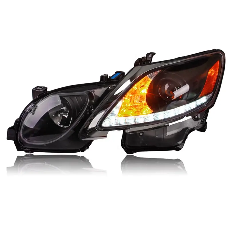 Đầu đèn cho Lexus GS300 GS350 GS430 GS450 Đèn pha 2004 2005 2006 2007 2008 2009 2010 2011 Led Đèn Pha Đôi Ống kính Xenon