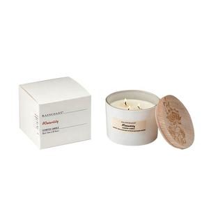 Candele profumate RAINCOAST personalizzate con coperchio <span class=keywords><strong>in</strong></span> legno <span class=keywords><strong>da</strong></span> 350G di candele di lusso <span class=keywords><strong>in</strong></span> cera di soia - Product Image 4
