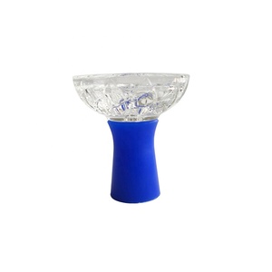 Bol à chicha transparent en cristal, tête de bol à chicha en cristal pour <span class=keywords><strong>tabac</strong></span>, accessoires pour chicha - Product Image 6