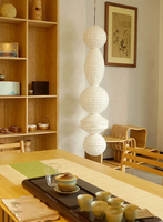 Lampe suspendue en papier de riz faite à la main, grande lanterne décorative d'intérieur personnalisable en usine