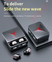 Écouteurs intra-auriculaires M90 Contrôle tactile Écouteurs TWS avec Type-C V5.3 Fonctionnalités étanches pour téléphones mobiles pour utilisation DJ