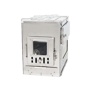 Fourneau <span class=keywords><strong>de</strong></span> camping miniature à bois en acier inoxydable Luling Direct Factory <span class=keywords><strong>pour</strong></span> la cuisson, la cuisson au four et <span class=keywords><strong>le</strong></span> chauffage en extérieur - Product Image 2