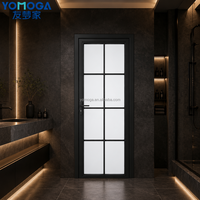 Puerta Interior de Granero de Aleación de Aluminio a Precio de Fábrica Yomoga para Uso Comercial
