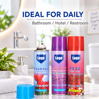 Spray désodorisant longue durée 300 ml à marque privée, éliminateur d'odeurs, brume parfumée pour salle de bain, toilettes, bureau