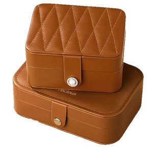 Boîte de rangement pour boucles d'oreilles <span class=keywords><strong>et</strong></span> clous d'oreilles de luxe haut de gamme, bijoux à la main, anneaux <span class=keywords><strong>et</strong></span> colliers, étui à bijoux portable en or, nouvelle arrivée - Product Image 4