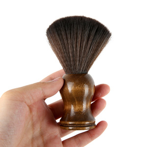 Brosse à raser Playboy, poils en nylon, manche en bois, pour le nettoyage du visage et le rasage - Product Image 5