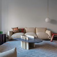 Canapés modernes relax italiens contemporains de luxe tissu d'ameublement en velours canapé modulaire modulaire canapé de salon Marenco