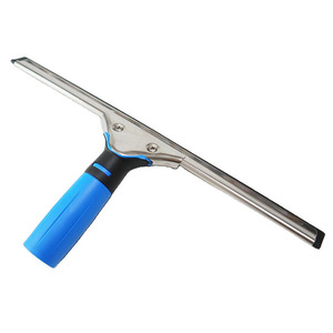 Raclette de nettoyage en acier inoxydable personnalisée pour fenêtres de <span class=keywords><strong>douche</strong></span>, essuie-glace pour sols de cuisine et usage domestique, raclette en caoutchouc pour vitres - Product Image 1