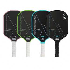 Hot Selling T700/3K/18K Carbon Fiber <b>Pickleball</b> Racket USAPA Approved Custom Paddle for Training Entertainment 16mm Portable - Product Image 2