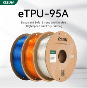 Filamento para Impresora 3D eSUN TPU 95A, Nuevo Material Flexible de 1KG (2.2LBS) y 1.75mm, Temperatura de Impresión de 240°C - Product Image 2