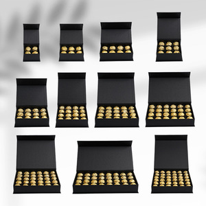 <strong>Chocolate</strong> Gift <strong>Box</strong> Bronzing Magnetic Flap Rigid Boxes Four-Color Printing Carton <strong>Packaging</strong> for Christmas Candy for Stock - Product Image 6