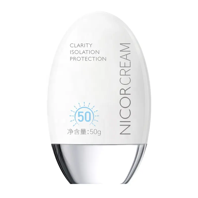 Wasserdichtes Gesicht Körper Sonnenbrand Prävention Creme Gel basierte Klarheit Isolation Schutz creme SPF 50 Sonnenschutz