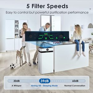 Airdog X8 درجة المستشفى تكنولوجيا قتل الجراثيم تنقية الهواء الصحية مع مؤشر جودة الهواء - Product Image 4