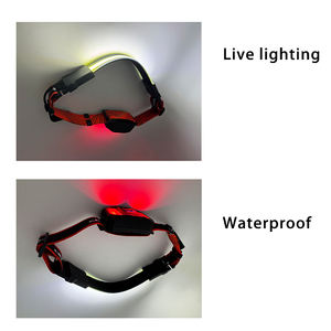 Портативный супер яркий аварийный свет водонепроницаемый перезаряжаемый светодиодный налобный фонарь для походов кемпинга налобный фонарь - Product Image 6