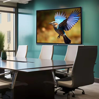 Tableau blanc interactif intelligent 4K LCD Android 14 4K UHD pour l'éducation et l'enseignement, avec caméra intégrée pour les réunions et les conférences