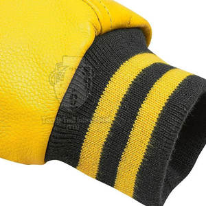 Chaqueta Universitaria Personalizada de Piel de Oveja y Algodón, Diseño Único, Súper Calidad, Chaqueta de Invierno Transpirable para Mujer en Talla Adulta - Product Image 5