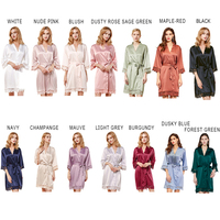 Robe de mariée et de demoiselle d'honneur en satin longueur kimono FUNG Article 3031 – Vente en gros usine pour future mariée et fêtes de mariage