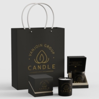 Boîte cadeau en carton cylindrique noire de luxe personnalisée emballage de boîte tube pour bouteille de parfum ronde en verre produit parfumé avec sac en papier