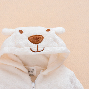 Newborn Winter Thickened Jumpsuit Warm Children's Climbing Clothes with Zipper - Product Image 5