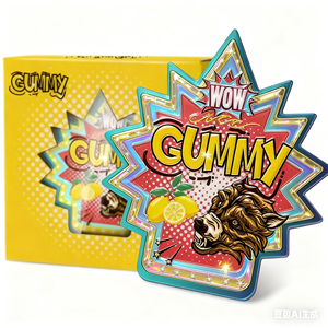 Bolsas de Mylar con Cierre Hermético, Reciclables, con Forma Especial Holográfica, Personalizadas, Económicas y a la Moda, de 3.5, para Ensaladas y Alimentos para Mascotas, con Mi Logotipo - Product Image 3
