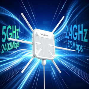 Répéteur <span class=keywords><strong>WiFi</strong></span> bi-bande longue portée AX3000 pour extérieur, antennes 8dBi, QoS industriel, <span class=keywords><strong>PoE</strong></span>, IP67, résistant aux intempéries, fonction modem, 500-1000m² - Product Image 4