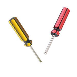 Kit de Herramientas para Válvulas de Neumáticos de Coche, Llave de Instalación de Válvulas sin Cámara de Acero Inoxidable de 22 mm, Llave Negra, Roja y Amarilla, Reparación Automotriz - Product Image 1