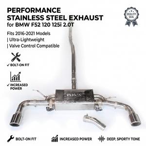 ระบบท่อไอเสียแบบ Catback พร้อมวาล์วสุญญากาศคู่ Vortex SS304 สำหรับ BMW ซีรีส์ 1 F52 120i 125i 2.0T B48 ปี 2016-2021 ชุดแต่งท่อ - Product Image 1
