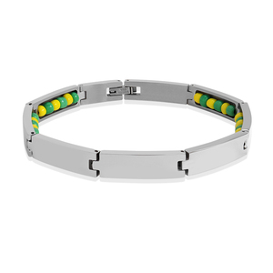 Joyería personalizada Religiosa Pulsera <span class=keywords><strong>de</strong></span> cuentas Pulsera <span class=keywords><strong>de</strong></span> eslabones Pulsera <span class=keywords><strong>de</strong></span> moda Cuentas coloridas Africanas India Poder Santería Pulsera - Product Image 3